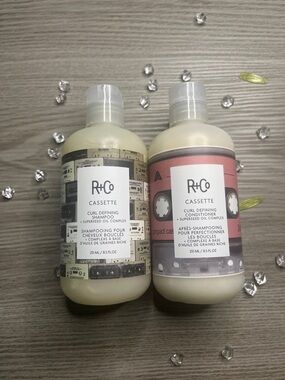 R+Co Cassette Curl Defining Shampoo & Conditioner Set - Cream, Pink, Gray